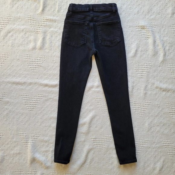 Reformation, Black Casual Skinny High Waisted Denim Jean - Picture 2 of 10